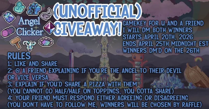 Angel Clicker Steam Game Keys Giveaway (Pair)